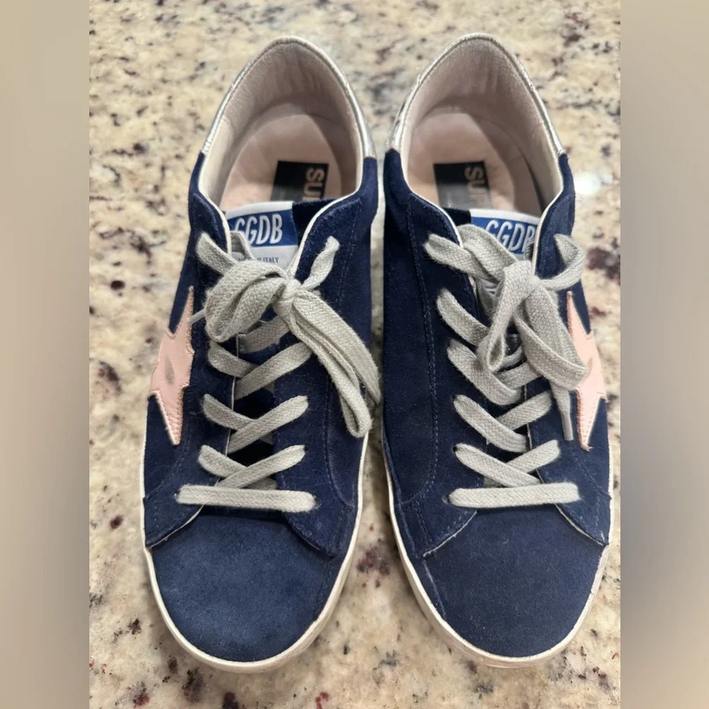 Suede Golden Goose Sneakers - Picture 1 of 8